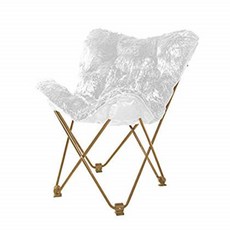 Urban Shop WK657560 Mongolian Butterfly Chair White