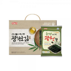2025 설 선물세트 삼육김 광천김 1호 전장김 20g 10봉 구성, 1개