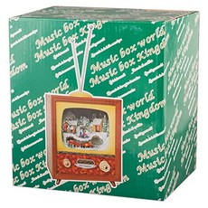 MusicBox Kingdom 51013 TV 오르골 작은 크리스마스 캐롤 연주, 본상품