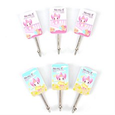 아이방 공간활용 캐릭터 수납행거 5개 행거정리함, 원형 미니 (6P)