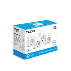 티피링크 미니 스마트 Wi-Fi 플러그 Tapo, Tapo P100, 4개
