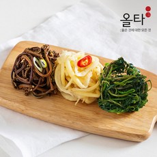 봄나물 비빔밥용 제수용 올타 삼색나물 3종세트 (고사리/도라지/취나물), 1개
