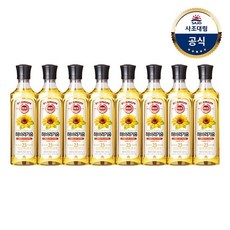 (G)[사조대림] 해표 해바라기유 500ml x8병, 8개