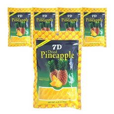 7D 건조파인애플, 70g, 5개