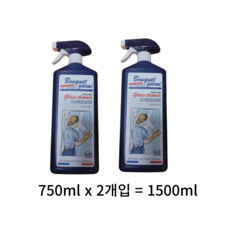 부케가르니 퍼펙트 클리어 유리 세정제, 1.5L, 4개