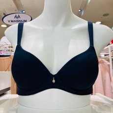 비비안 수 [30%][노와이어] 착용감 굿! 심플 노와이어 브라 스킨 네이비 (NC해운대 킴스) BR8759
