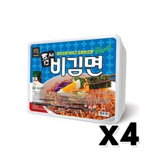 유어스 틈새비김면 점보도시락 비빔면 942g x 4개