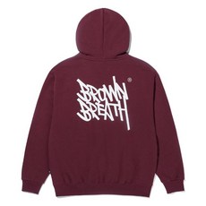 [브라운브레스] BROWNBREATH TAG OG HOODIE - BURGUNDY