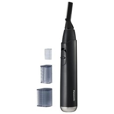 Panasonic 페이셜 헤어 트리머 유연한 헤드가 있는 유니 디테일러 민감성 블랙 ER-GM40-K, Black