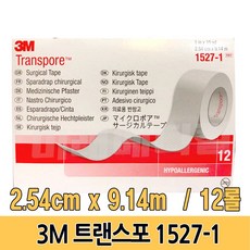 3M 트렌스포 의료용 테이프 투명 1527-1, 1개