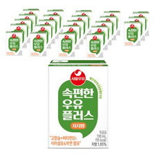 서울우유 속편한 우유 플러스 저지방, 190ml, 16개