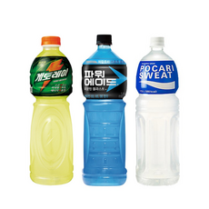 게토레이 2입+파워에이드 2입+포카리 2입 총, 6개입, 1.5L