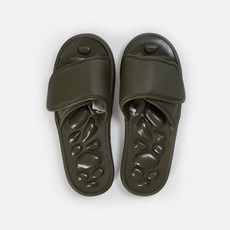 JAJU 자주 관리가 편한 자갈 지압 거실화_250~270mm_카키ㅡ166882, 1개