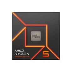 AMD Ryzen 57600X 6코어 12스레드 데스크톱 프로세서 - 코어 6개와 스레드 12개 - 라이젠57600