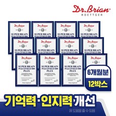 닥터브라이언 슈퍼브레인 포스파티딜세린&징코 800 플러스X12통, 30정, 12개