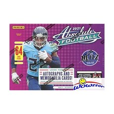 2021 Panini Absolute Football HUG Factory Sealed Retail Box with Exclusive Green Parallels Lookies