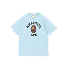 베이프 BAPE 컬러 로고 칼리지 반팔 티셔츠 일본 정품