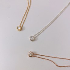미니큐빅목걸이