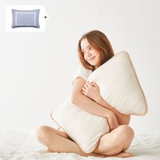 홈랩 오리지널 기절베개 + 베개커버 세트 1P, 1세트, 그레이