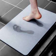 [ON.돌] 흡수 빠른 규조토 발매트, 소, 그레이