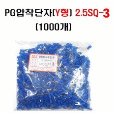 PG단자(0형)황색 6SQ-8(1000PCS) 6mm압착단자 6mm링단자 SPR6SQ-8mm PG링단자 원형단자 터미널링단자 SPR단자 SPF단자 PG터미널단자 Y형압착단자 압착단자 PG압착단자 O형압착단자, 1봉, PG단자(Y형)청색 2.5SQ-3(1000PCS)