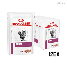 로얄캐닌 캣 레날 로프 파우치 85g X 12개, 12개입