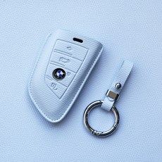 트니르 BMW 호환 스마트 키케이스 신형 천연 소가죽 맞춤 차키링 차키홀더 차량용품, BMW B타입, 스카이블루