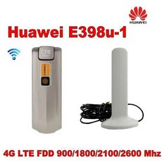 Huawei E398 u-1 모바일 광대역 USB 스틱 동글 LTE 3G 4G 100Mbps + 10dbi T, 상세내용참조