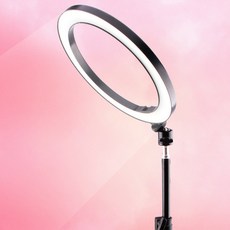 에이링크 LED링라이트26cm+삼각대50cm IN거치대 포함 1인방송조명 LT-IN51621, 1set, 2.LED26cm+삼각대50cm+(IN거치대)충전기 포함