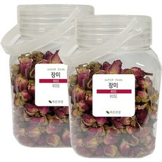 자연그대로를 담은 장미꽃 차 은은한향의 꽃차 장미꽃차100% 장미차, 2개, 130g(용기), 130g, 2개, 1개입