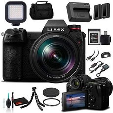 Panasonic Lumix DC-S1R Mirrorless Digital Camera with 24-105mm Lens (DC-S1RMK) - Bundle - with Sony, One Color_One Size, 상세 설명 참조0, 상세 설명 참조0