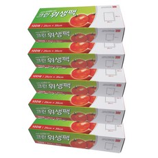 크린 위생백(중) 25x35 (100매)x5개 (총500매) SET구성 _FDA승인, 1세트