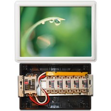 uga123 진흥전기 주택용분전반 매입형 노출형 커버형 액자형 전기안전용품, 1개