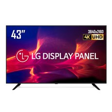 화봄 4K UHD LED TV 110cm(43인치) CR430UHD 가성비 텔레비젼 에너지1등급 프리미엄 대기업패널