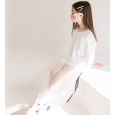 지안클로버 샤롱스커트 어린이집 등원룩 주니어샤스커트 초등학생치마