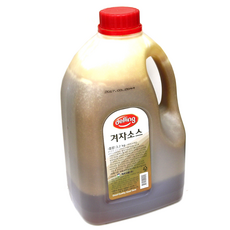 델링 겨자소스 PET, 2개, 3.2kg