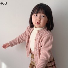 [아기가디건]로라가디건 겨울 여아가디건 유아 북유럽아동복