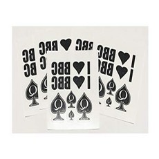 5 Sheets of Temporary Tattoos I Love BBC and QoS Queen of Spades 30 Total Tattoos null, 1, 기타