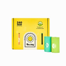 베일리 강아지 생분해 배변봉투 똥츄 에코 풉백, 240매, 1개