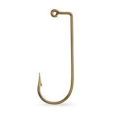 Mustad 32756 클래식 애버딘 90도 구부러진 초강력 짧은 생크 지그 후크(100팩) 브론즈 1사이즈, 1개
