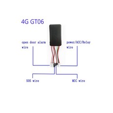 DAGPS 정품 정확한 GPS 추적기 GT06 차량 추적 장치 시스템 tk100 릴레이 마이크 배터리 SOS 액세서리 포, [03] 4G lifetime app, 03 4G lifetime app, 1개