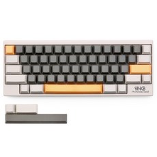용량 성 키보드 hhkb pro2 클래식 하이브리드 fc660c 분화구 키 해피해킹키캡, 빈 오렌지, hhkb 키보드용