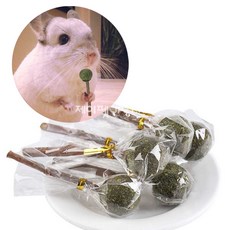 제이펫 토끼 친칠라 기니피그 건초 롤리팝 스틱 롤리팝이갈이 이갈이간식, 1