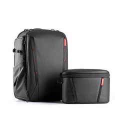 피지테크 원모2 카메라 백팩 25L 블랙 P-CB-110, 1개
