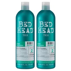 [영국발송] 티지 베드헤드 레벨 2 리커버리 샴푸 앤 컨디셔너 올인 TIGI Bed Head Level 2 Recovery Shampoo Conditioner All In 1, 750ml, 2팩