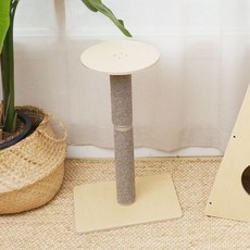  피타 고양이 스크래쳐 폴 2단, 아이보리 