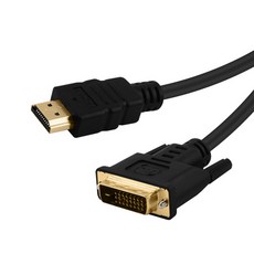 NEXT 12015HD4K HDMI to DVI 1.5M 변환케이블 23K금도금처리 부식방지플러그캡 3중차폐