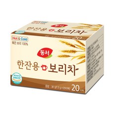 동서식품 한잔용보리차 20T, 1.5g, 20개입, 1개
