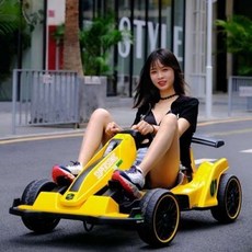 전기 카트 4륜 드리프트 카트라이더 레이 미니, 2024U드라이브플래그십옐로우+슈퍼파워12V1