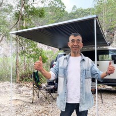 카니발어닝 쏘렌토 사이드월 차량용사이드 180도 사이드 어닝 자동차 차량 알루미늄 합금, 천 집 플러스 바닥 200